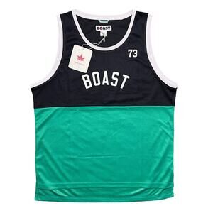 Boast USA Sprint Tank Top Classic Logo Lifestyle Streetwear Jersey Tank